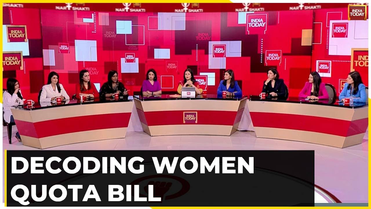Watch India Today Anchors Decode The Women Reservation Bill & Analyze It's Pros & Cons