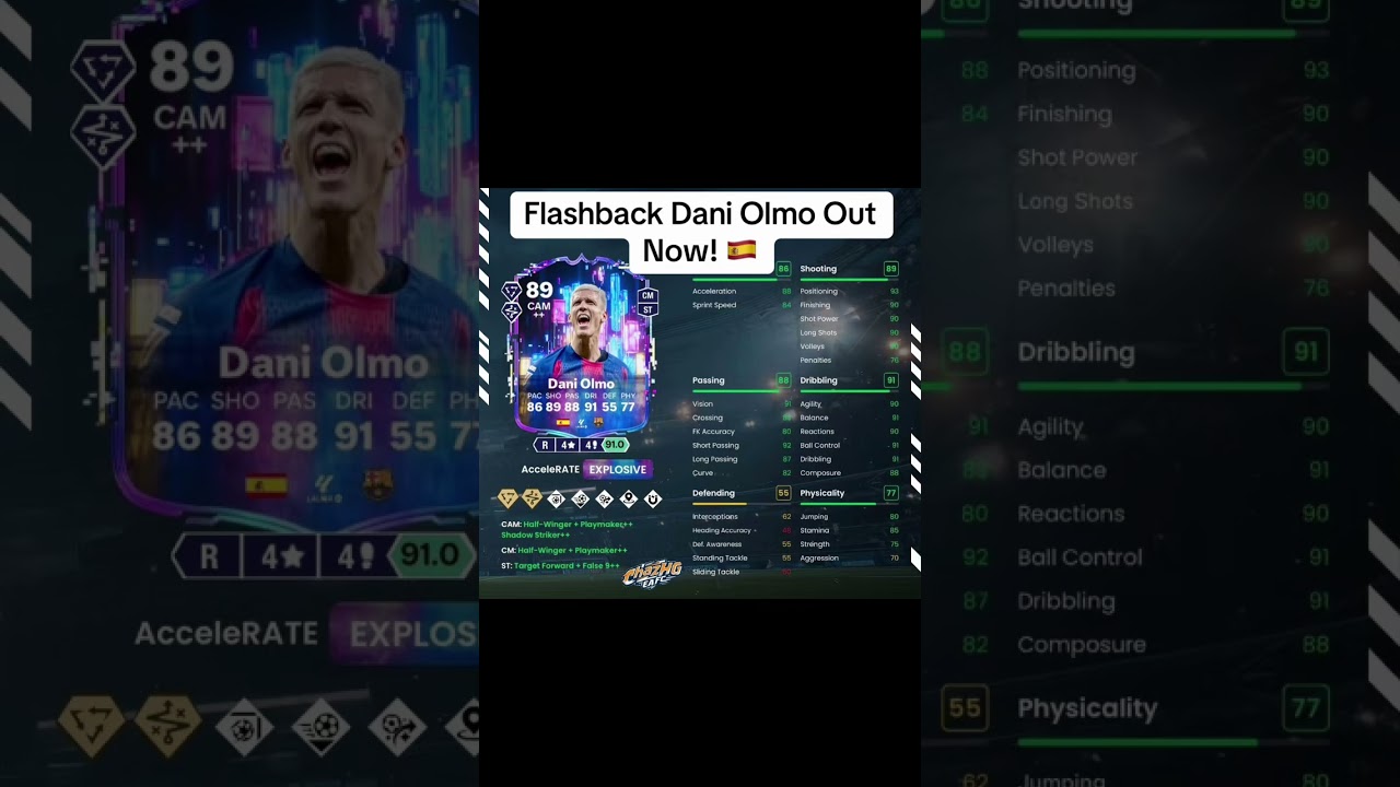 Flashback Dani Olmo Out Now! 🇪🇸 FC 26 Ultimate Team #shorts #fc26 #content #futurestars #fypシ #ea