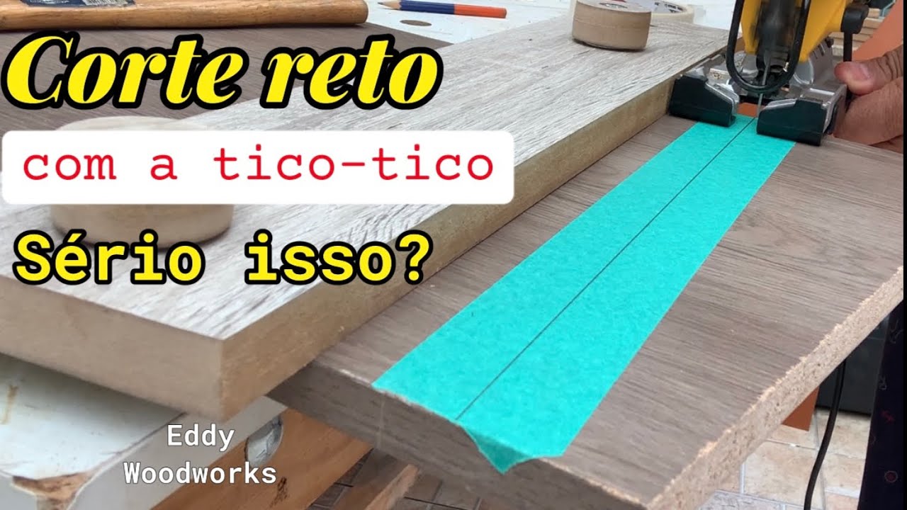153 - Será que é possível fazer cortes retos com a tico-tico?