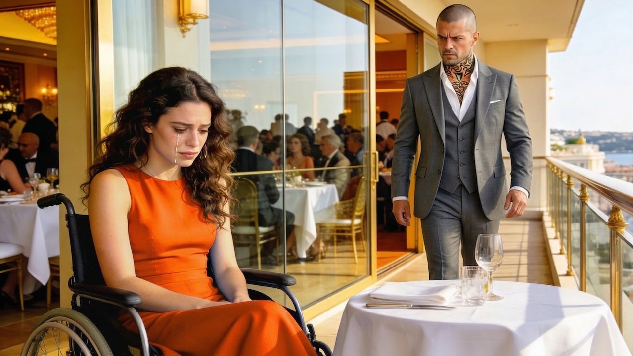 Fizeram a esposa dele em cadeira de rodas sentar fora — o chefe da máfia fechou o restaurante.