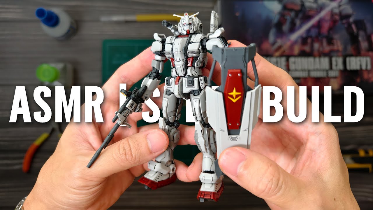 ASMR | Speed Build : 🇯🇵 Gundam EX [RFV] RX-78[G]E  No.004 White Devil  กันดั้ม Netflix!