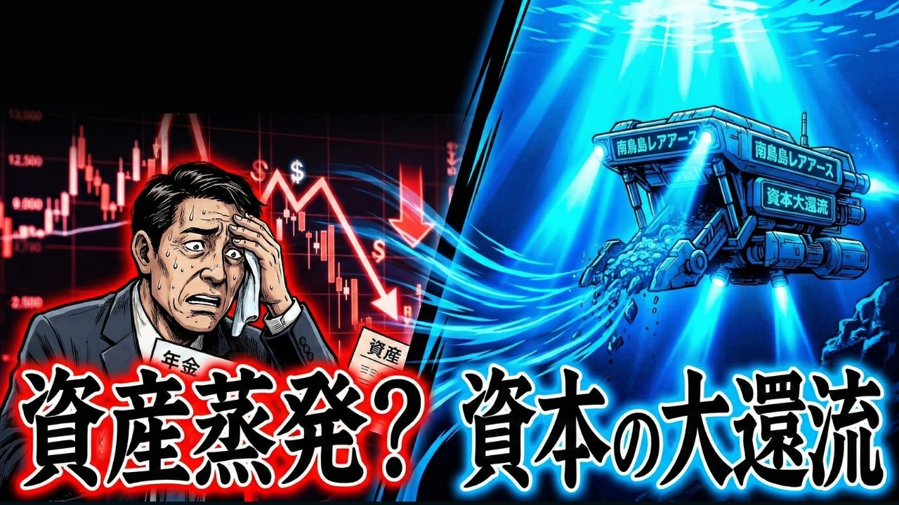【警告】南鳥島レアアースの裏で起きている「資本の異常移動」。あなたの年金と資産は本当に守られるのか？