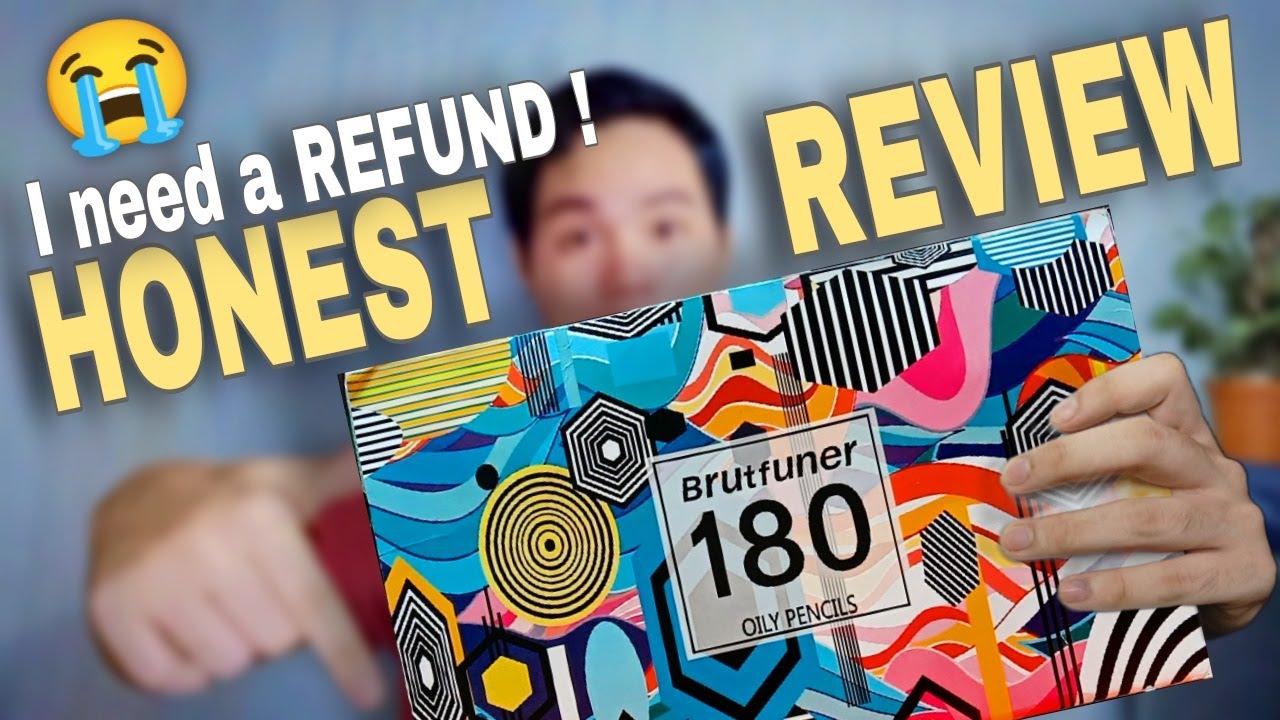 Brutfuner 180 Oily Pencils - REVIEW | Best Budget Friendly Color Pencils for 2022? | Corpin Jr's Art