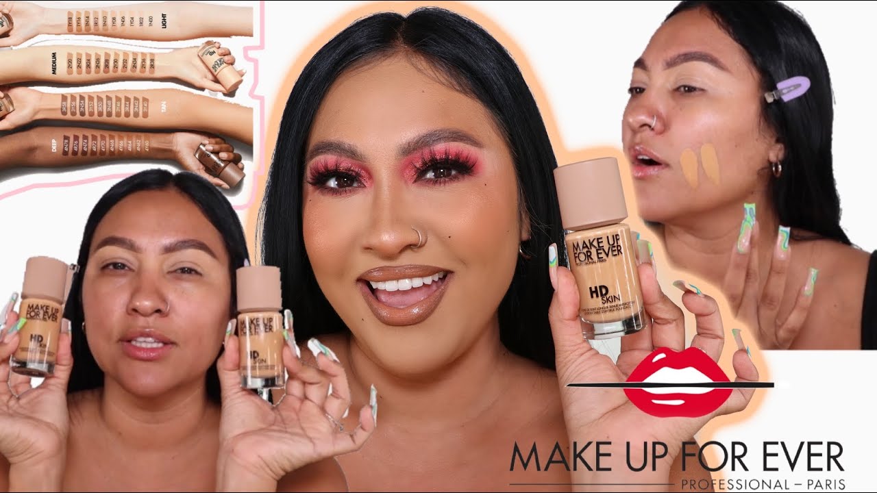 SWEAT PROOF! NEW MAKEUP FOREVER HD SKIN FOUNDATION  | COMBO SKIN | REVIEW | SUMMER MAKEUP 2022