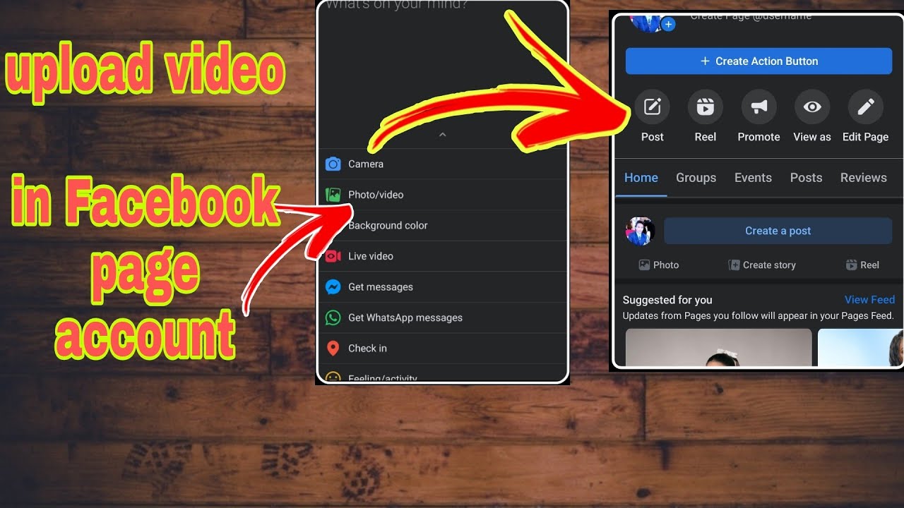 How to upload video in Facebook page. Jem e tv
