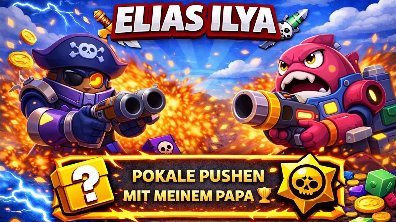 Mit meinem Papa Pokale pushen – schafft er das? 😅🔥| Brawl Stars by Elias | Folge 7 
