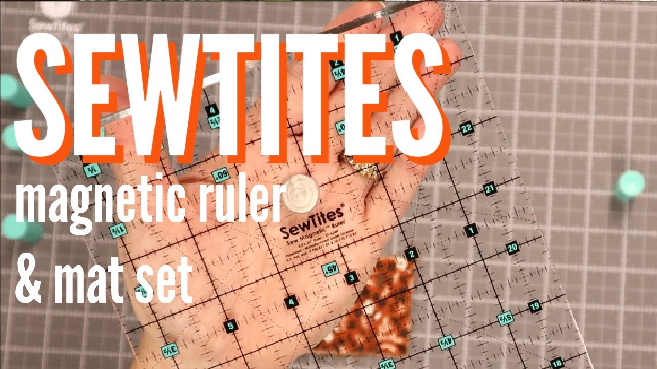 SewTites Magnetic ruler and mat set