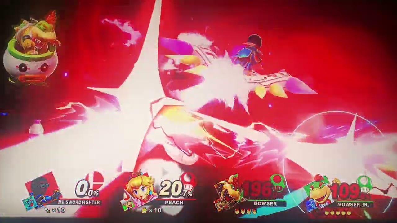 Super Smash Bros Ultimate T.20 Mii Sword Fight 🗡️ 🦸‍♂️ & Peach 👸🏼 💖 👠, King of The Fighter Stadium 4