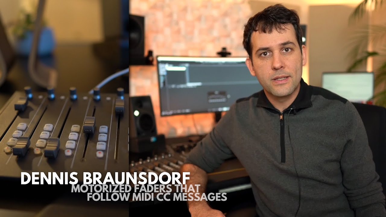 Dennis Braunsdorf - Motorized Faders Follow MIDI CC
