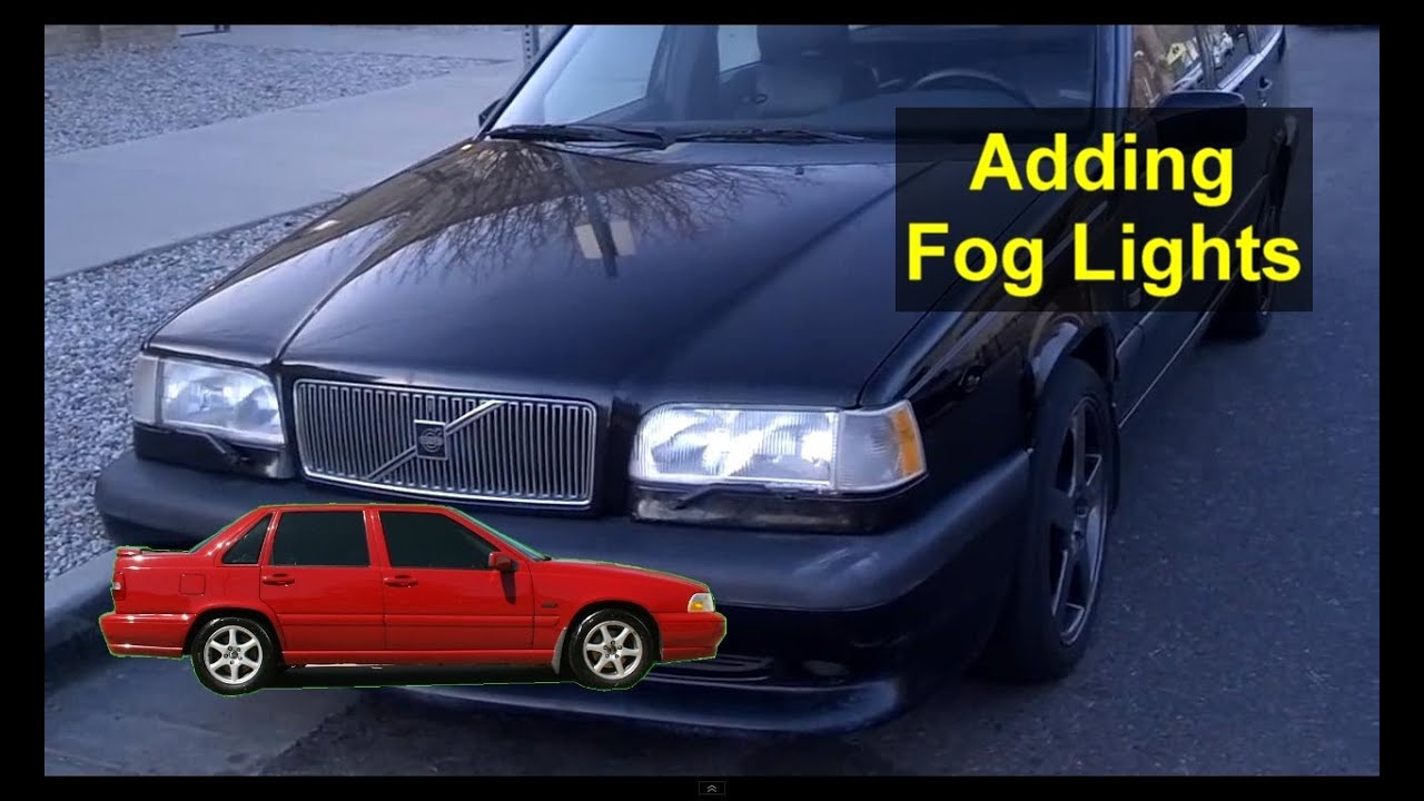Как добавить противотуманные фары на Volvo 850, S70, V70, XC70 и т. д., установка системы - VOTD
