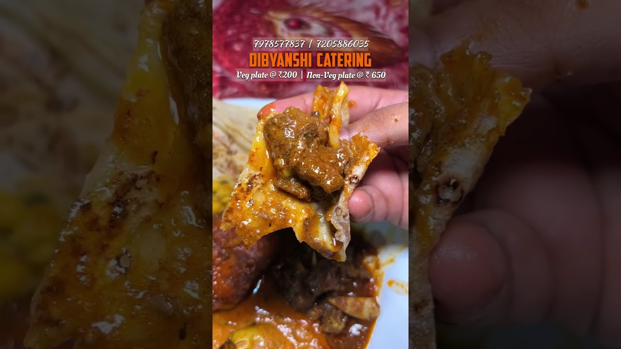 Dibyanshi catering services | veg plates start 200 non-veg 650 #shorts #catering #trending
