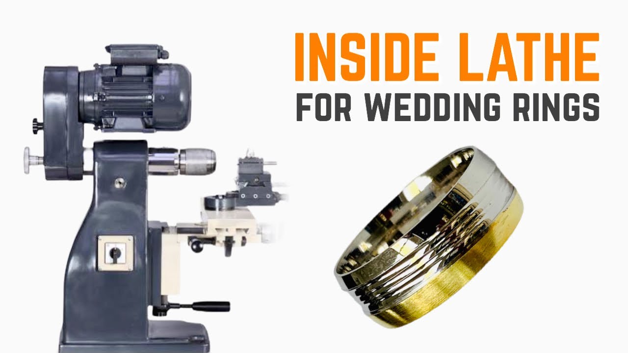Inside Lathe Machine for WEDDING BAND PRODUCTION