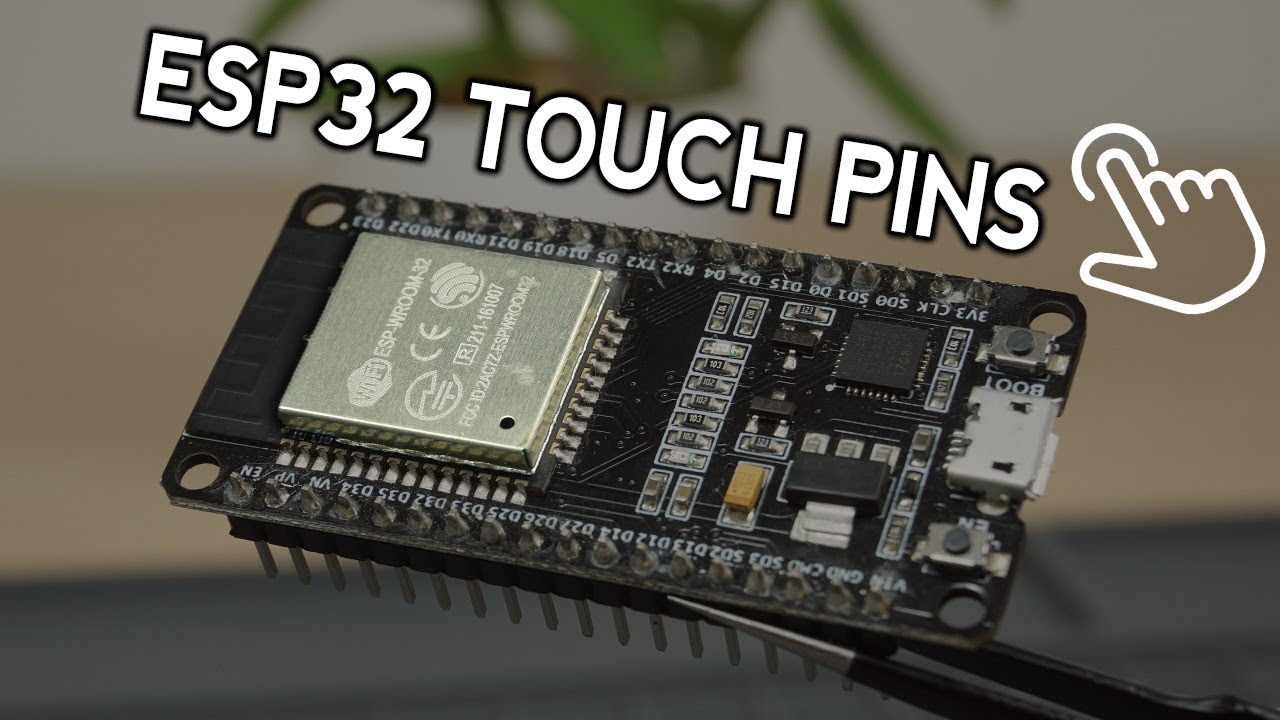 Контакты емкостного датчика касания ESP32 с Arduino IDE