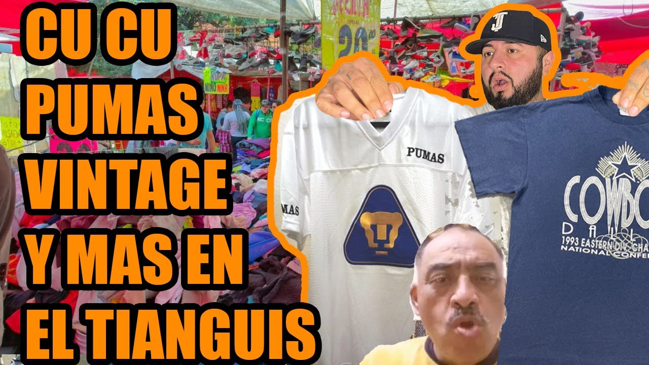 CU CU PUMAS! STUSSY y PLAYERA VINTAGE de 1993 de los COWBOYS en el TIANGUIS