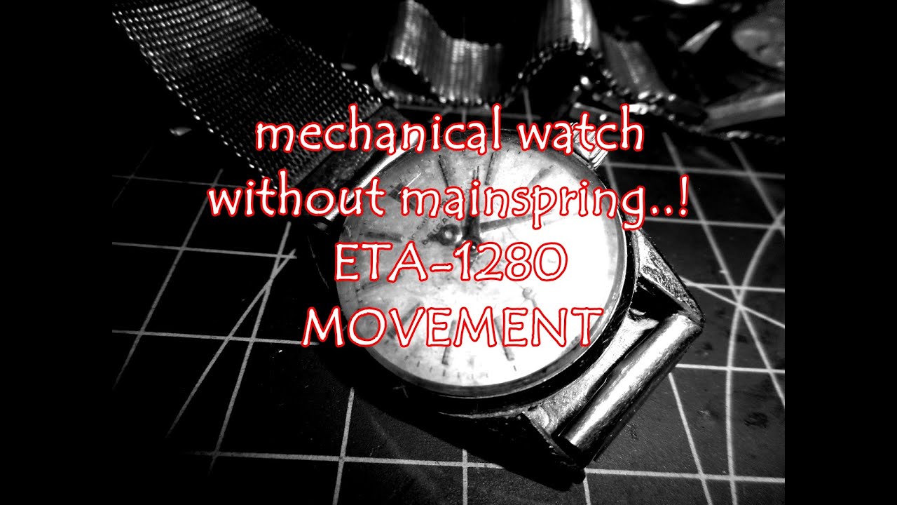 mechanical watch without mainspring