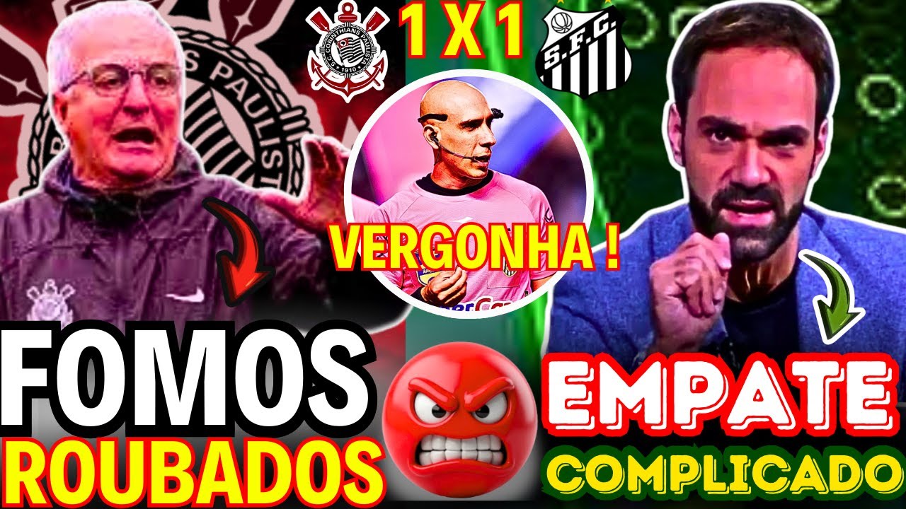 👉Tá na conta do juiz”! Dorival reclama da arbitragem após empate do Timão e mídia ferve!