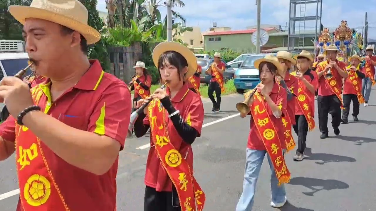 2024.07.21屏東九如李家池府千歲遶境-桃園大溪琴書堂大鼓弄
