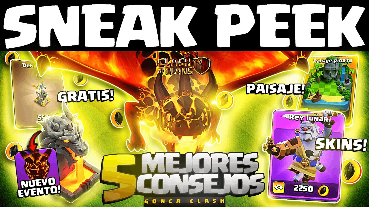 🚨 SNEAK PEEK: 🚫 NO Gastes TUS MEDALLAS Hasta Ver ESTO! ✅ Guía Evento Super DRAGÓN en Clash of Clans