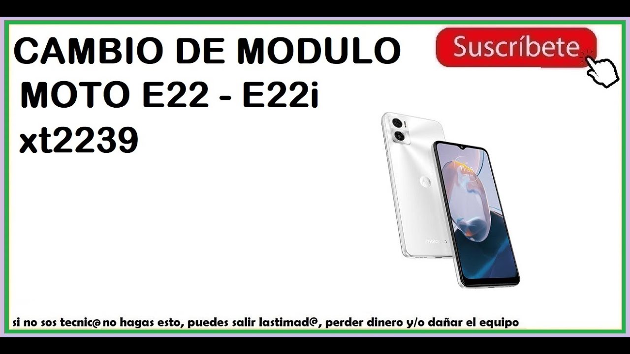 🔴 Cambio de Pantalla Moto E22 o E22i #sanmar Cambiar el modulo de un motorola xt2239
