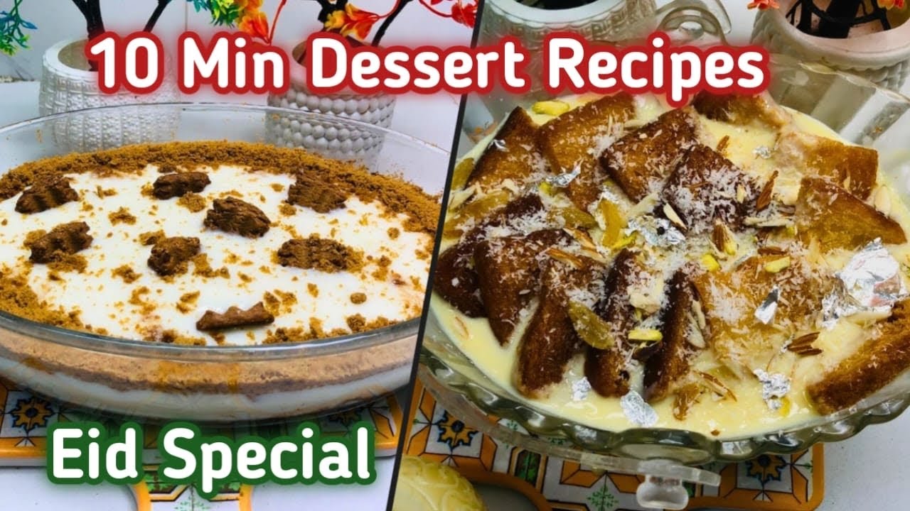 Eid Special Dessert Recipes | 10 Min Dessert Recipes | 2 Easy Eid Special Dessert by Anila's Dining