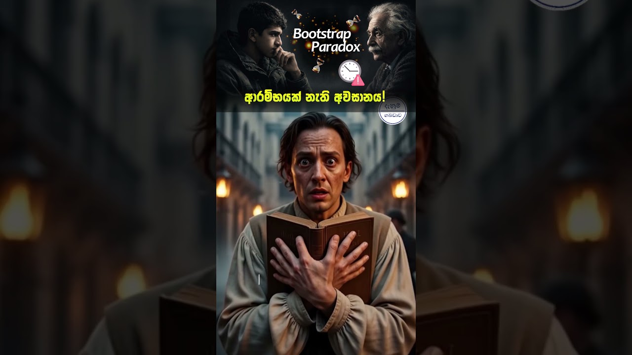 කාල තරණයේ බියකරු රහස! 🌀 Bootstrap Paradox Explained | Sinhala Sci-Fi
