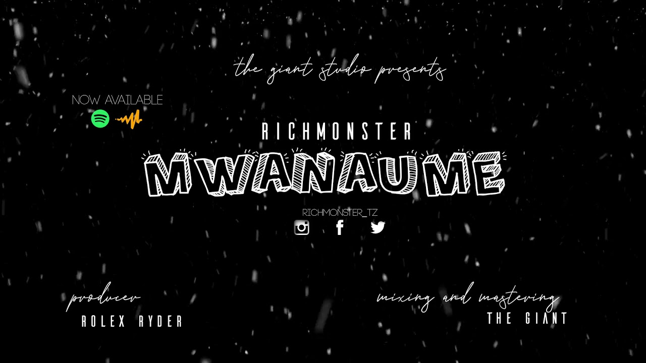 Richmonster - Mwanaume (official audio).