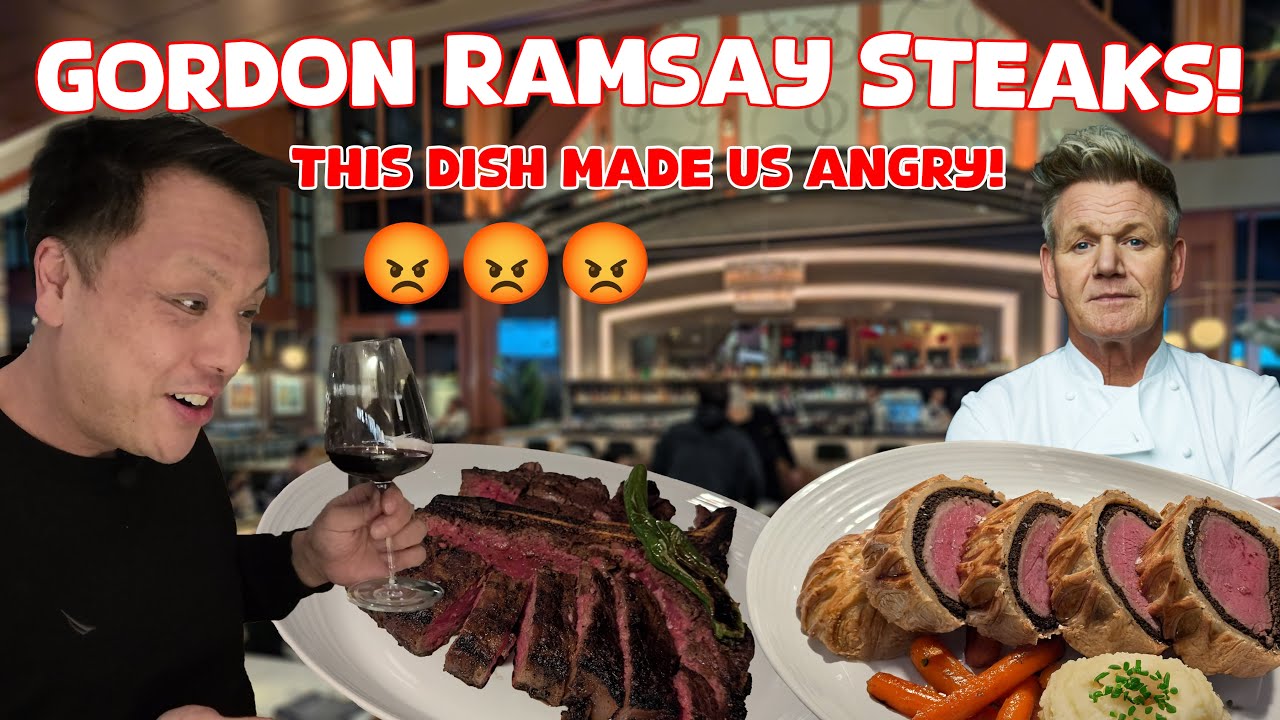 Trying Gordon Ramsay's Steakhouse for the first time!  Ups 👍 &  Downs 👎