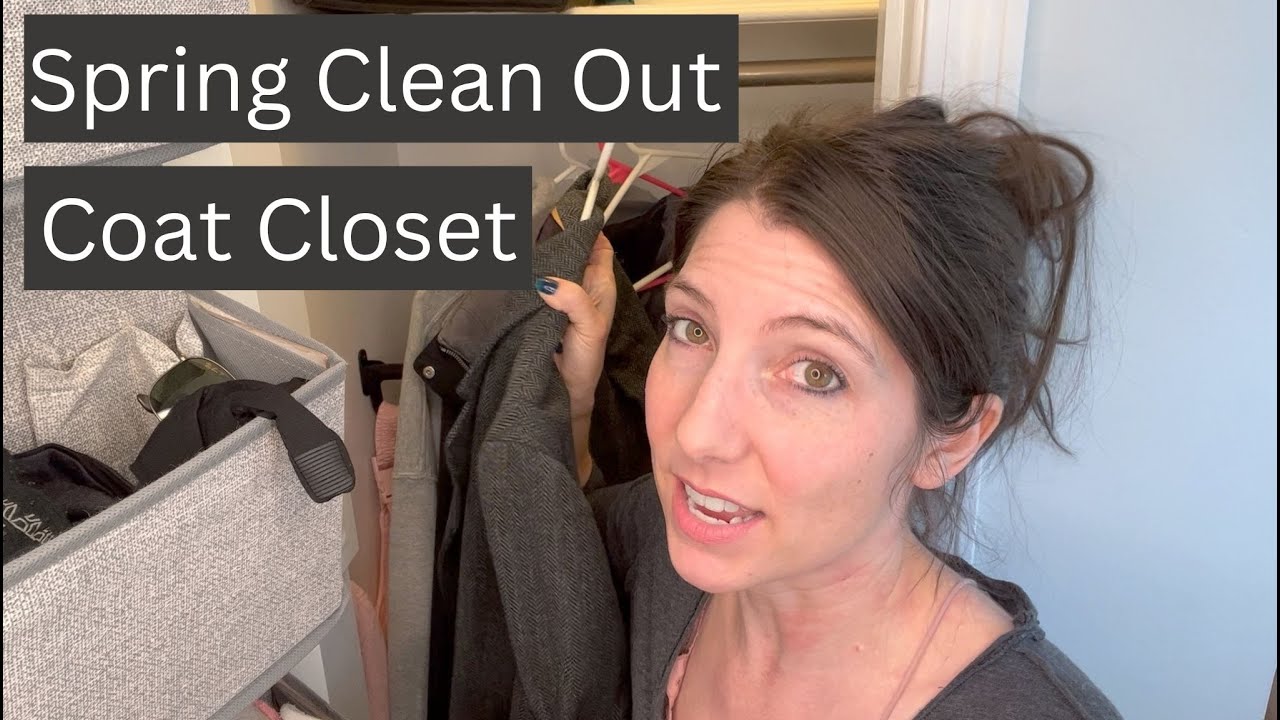 COAT CLOSET CLEAN OUT (Let's Get Ready For SPRING!!)
