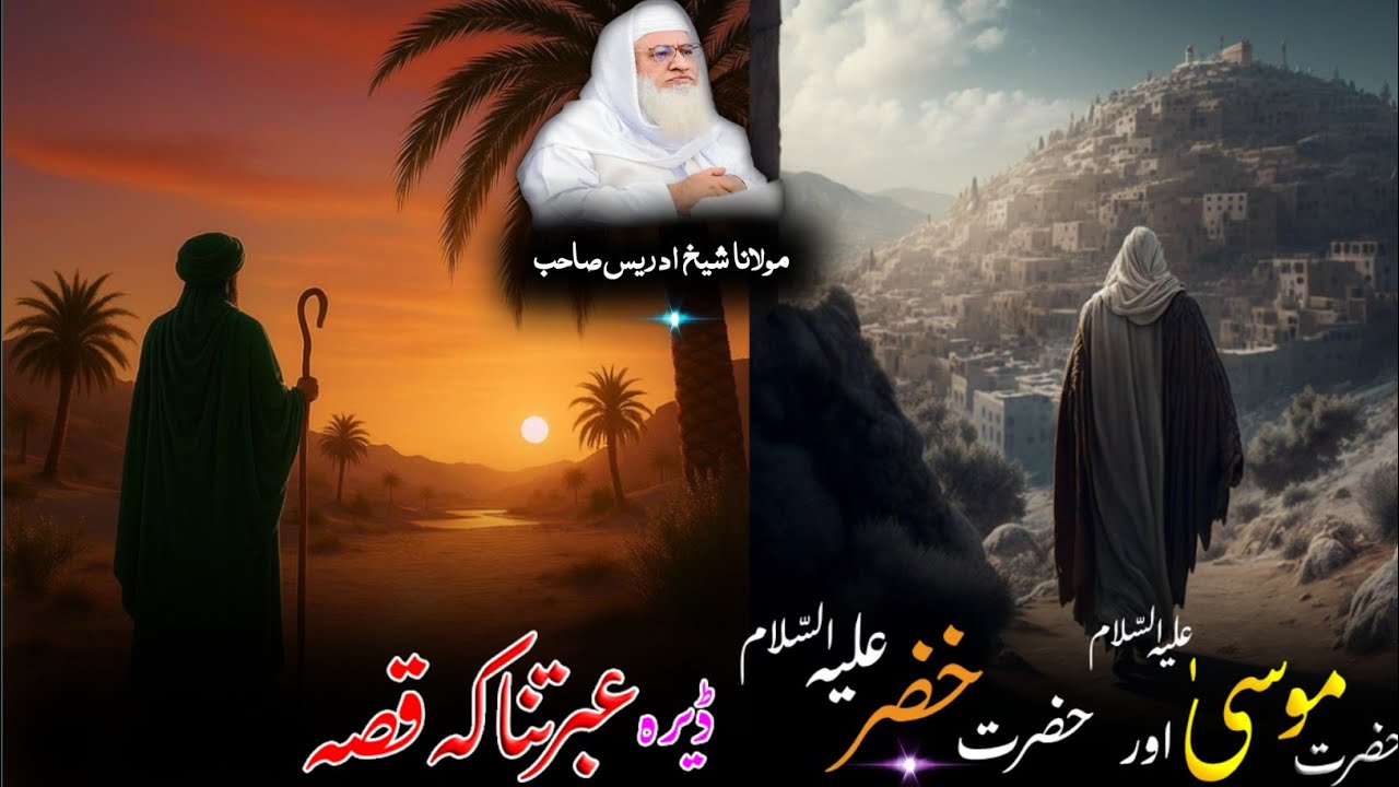 Hazrat Khazer as Aw Da Hazrat Mussa as Qesa / Molana Shikh Idres Sab Pashto Byan / حضرت خضر ع واقعہ