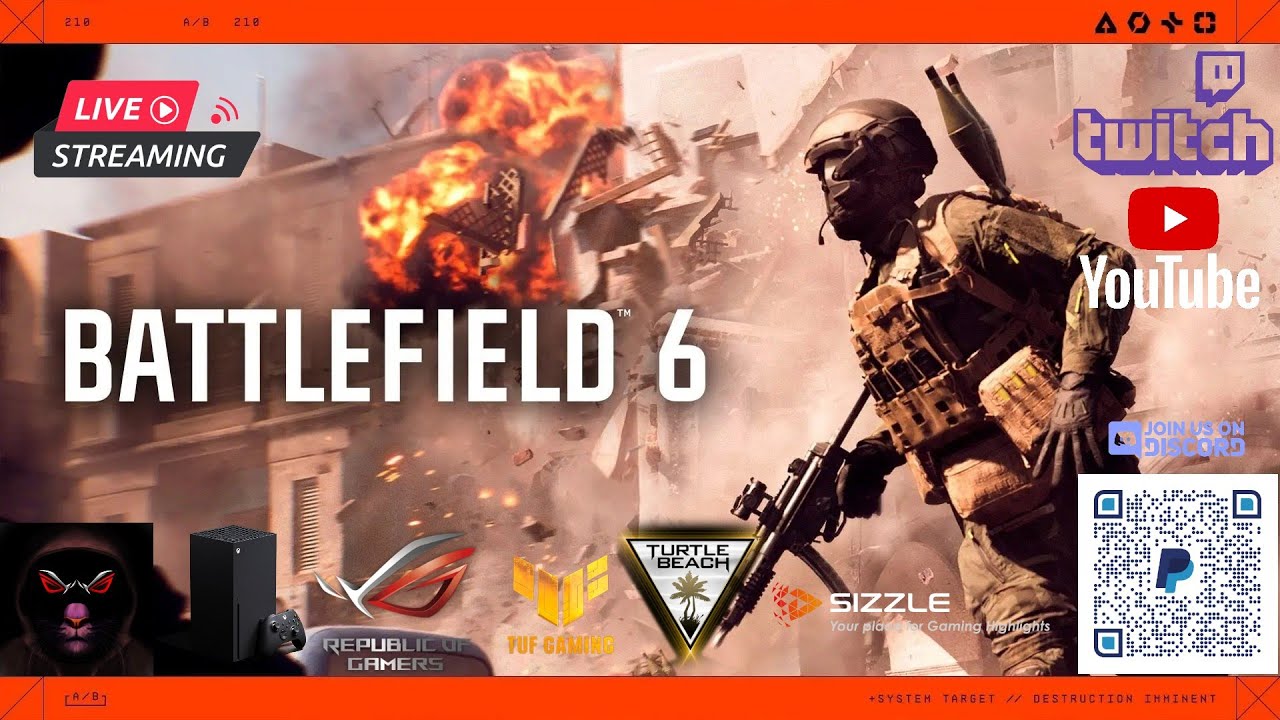 🔴 Plays BF6 #Battlefield 6 today 🎬 #streams now on #xboxseriesx 🟢 #follow #like  🎮 🏆
