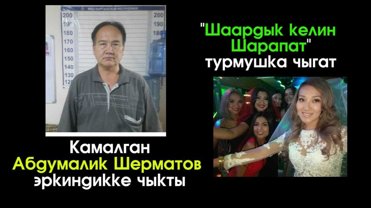Ырчы Абдумалик Шерматов эркиндикке чыкты | Шаардык келин Шарапат турмушка чыгат |  Сайтка Саякат