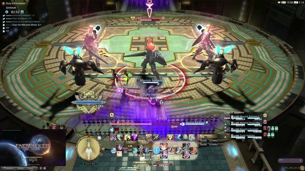 FINAL FANTASY XIV ONLINE - Level 90 Dungeon : Smileton - Paladin PLD POV - 4K
