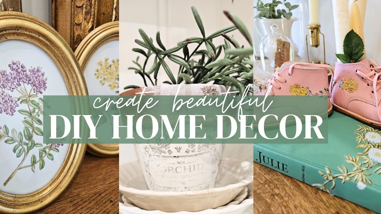DIY THRIFT FLIPS using the IOD Summer Collection &bull; New Art and Craft Ideas &bull; Easy DIY Ideas