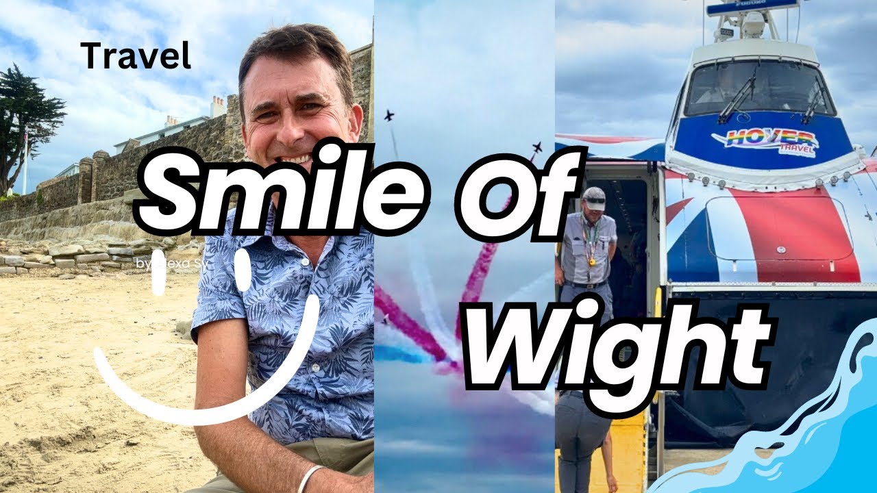 Isle of Wight by hovercraft - the Red Arrows & the peace of Seaview village.♥️