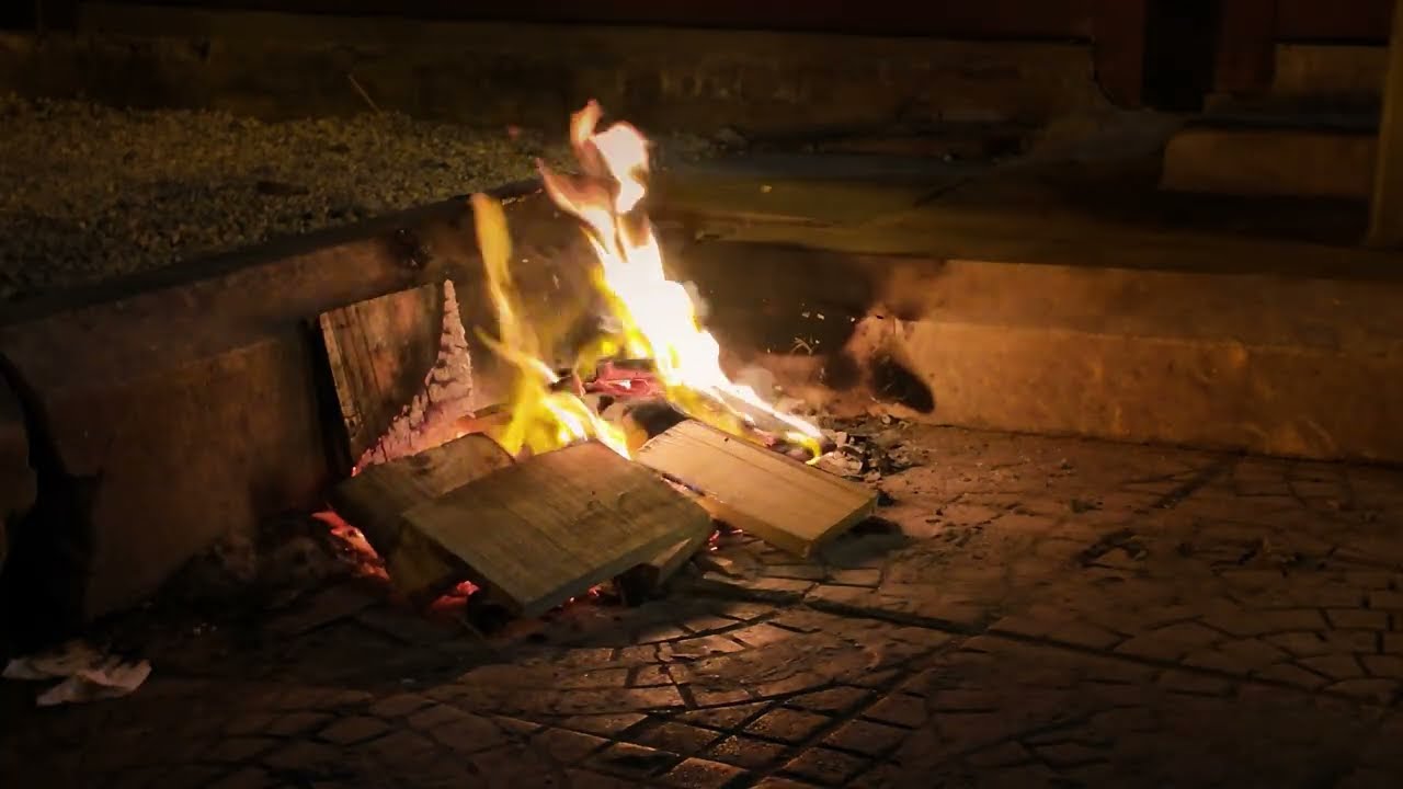 3 HOURS Warm Fireplace at Night 🌙 Fire Sounds | Deep Sleep & Relaxation | Relax, Study, Sleep