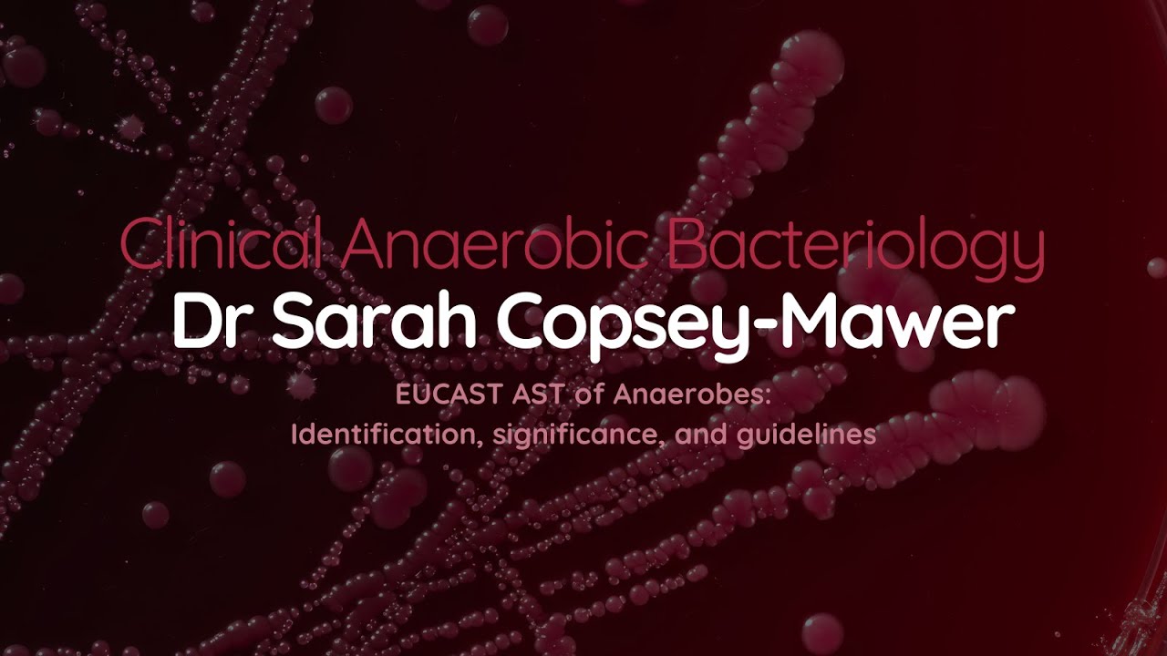 Dr Sarah Copsey-Mawer: EUCAST AST of Anaerobes Identification and significance