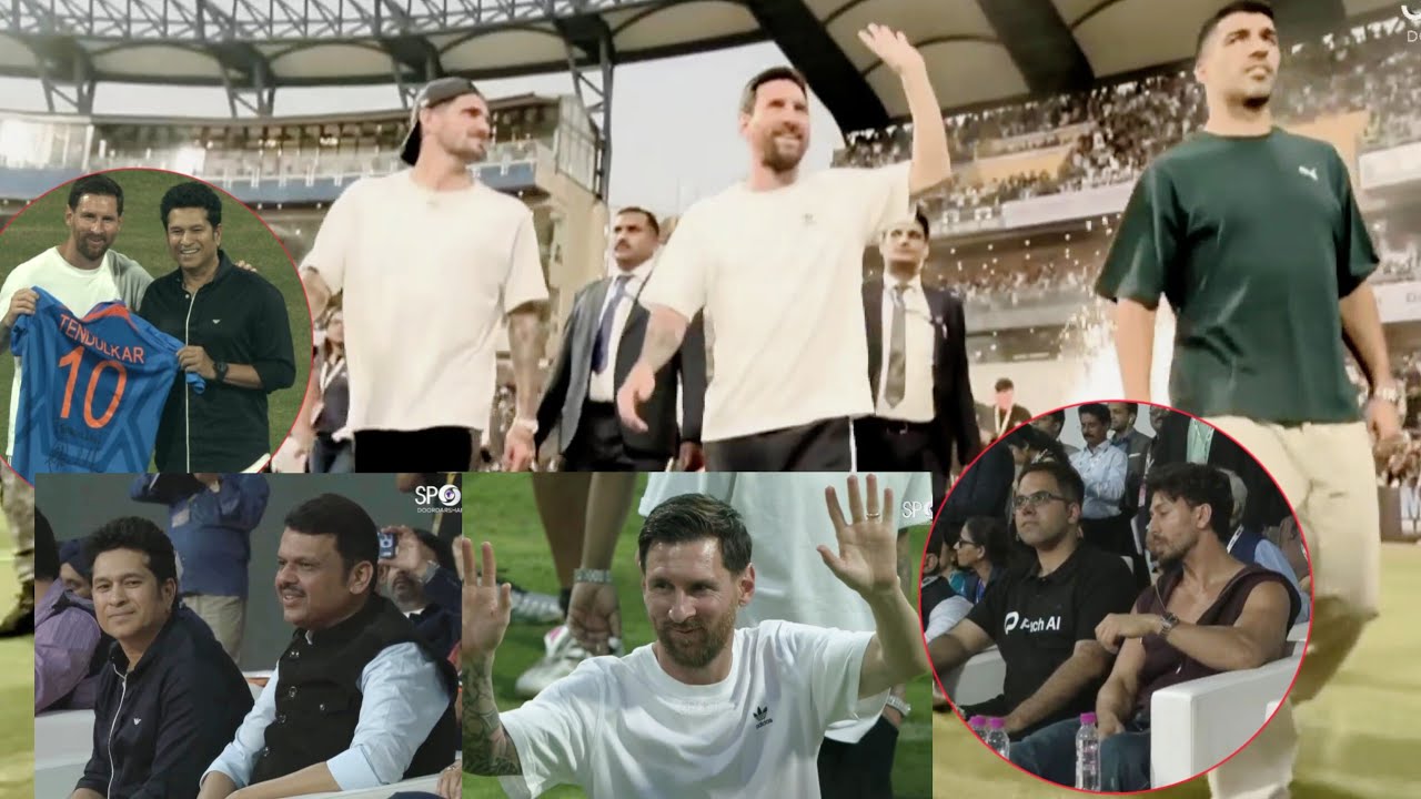 GOOSEBUMPS in Mumbai 🇮🇳⚽|| Lionel Messi&rsquo;s Entrance at the MAKHEDE STADIUM🏟 Historic Night in INDIA