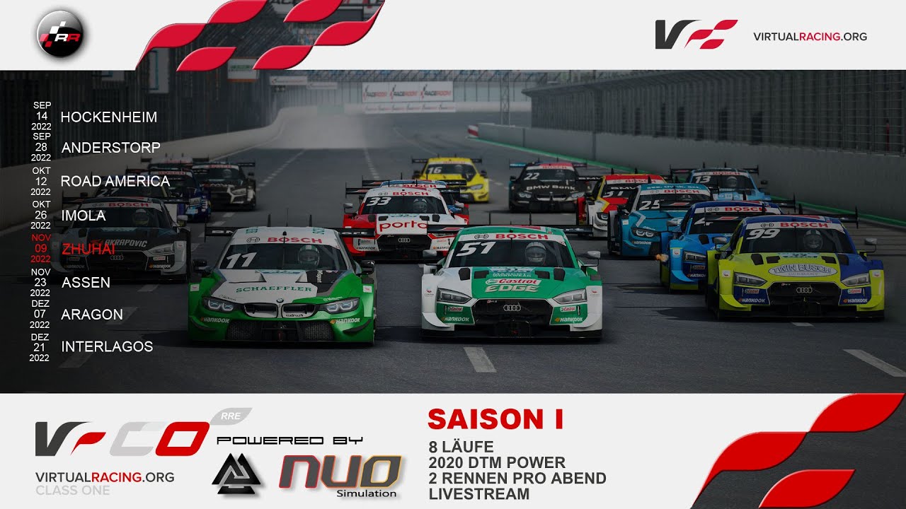 Raceroom | VRCO by Nuo Simulation I 2022 - Lauf 5 @ Zhuhai - virtualracing.org