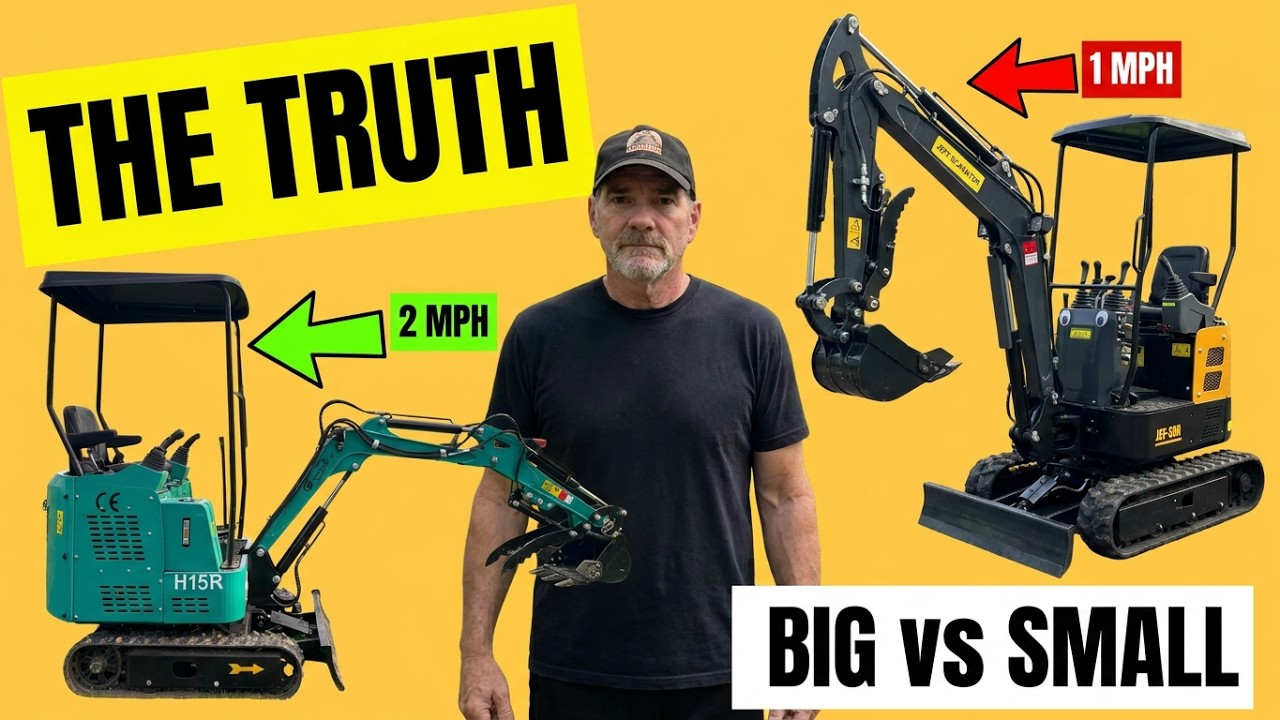 Micro excavator vs Mini excavator