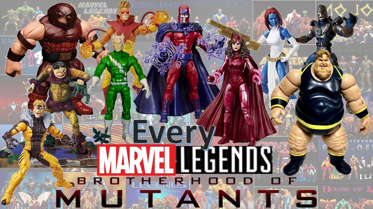 Every Marvel Legends Brotherhood of Evil Mutants Comparison List Toybiz and Hasbro Fox X-men Movie