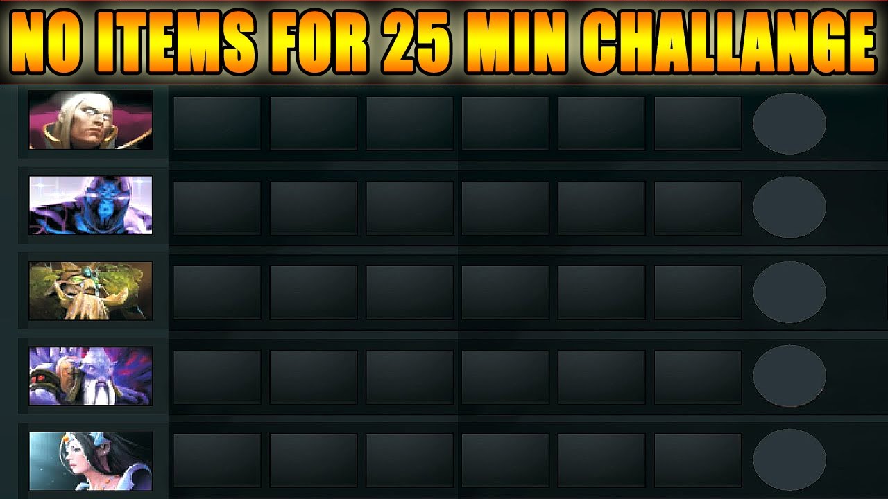 Best Dota 2 Challenge Ever No items For 25 Min Hardest Game By Goodwin 7.27D Dota 2 Gameplay