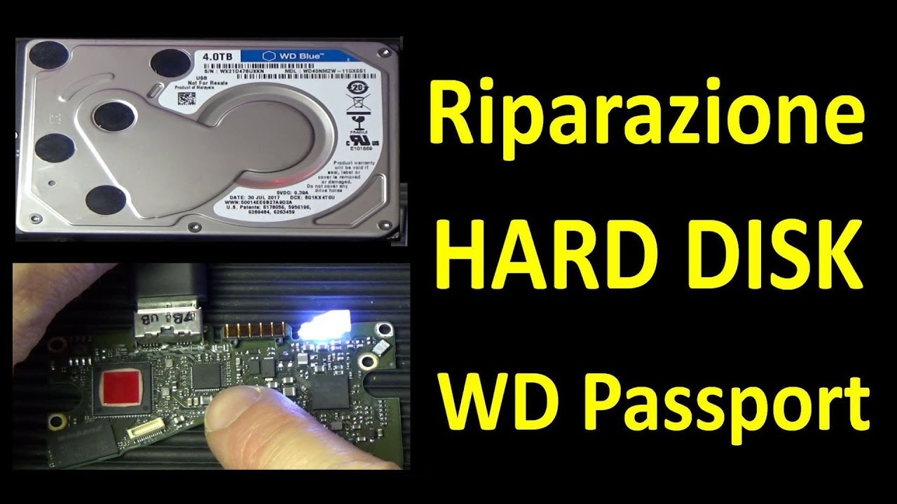 0343: Riparazione Hard Disk WD My Passport 4TB
