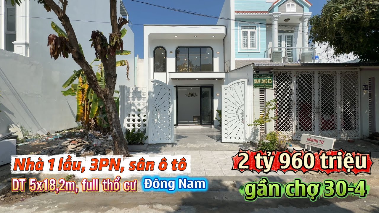 Nhà thông tầng, 3PN, sân đậu ô tô, khu TĐC Vĩnh Quang, gần chợ 30-4