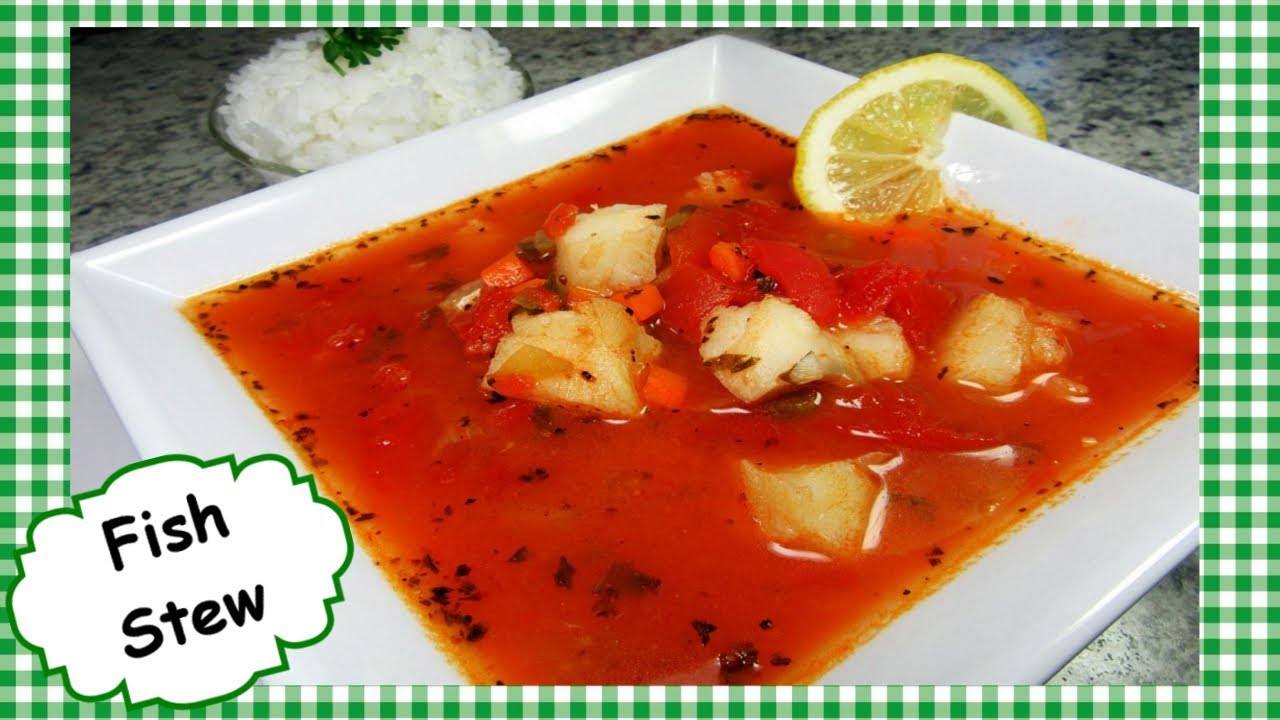 Easy Fish Stew Recipe ~ How to Make Healthy Cod Fish Stew Recipe