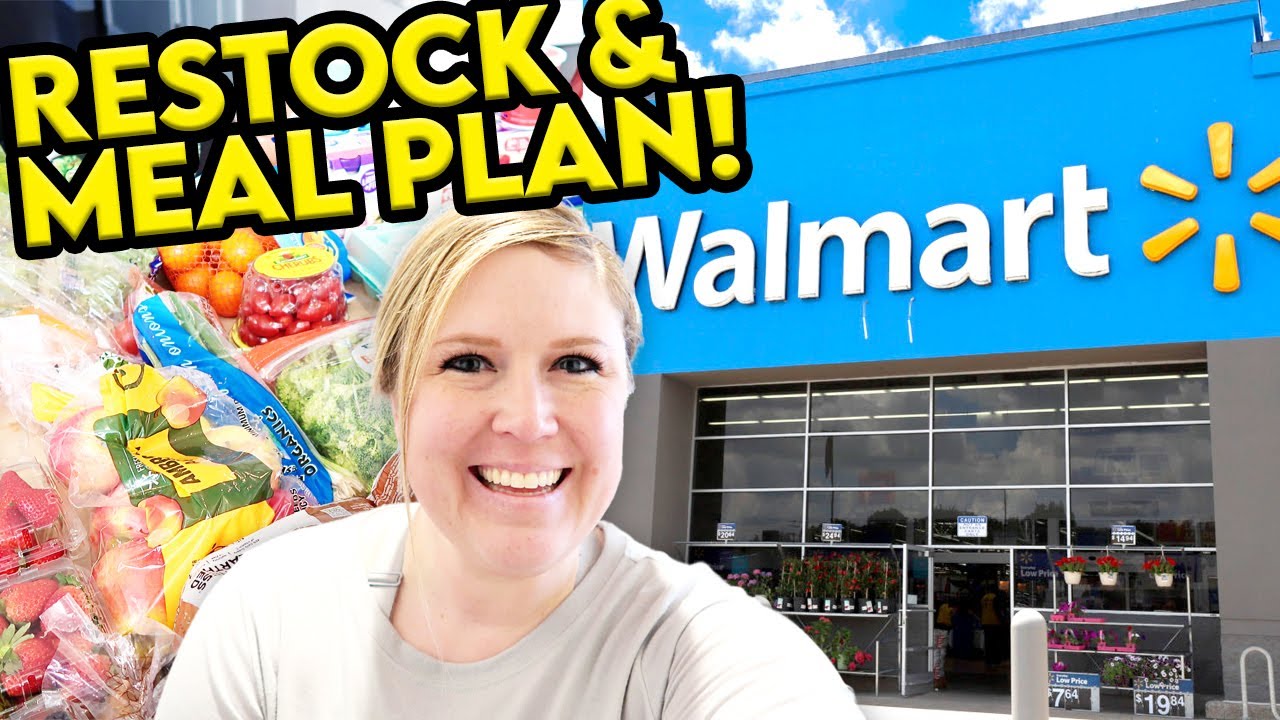 🛒 $400 Walmart Grocery Haul & Meal Plan for a Family of 4!