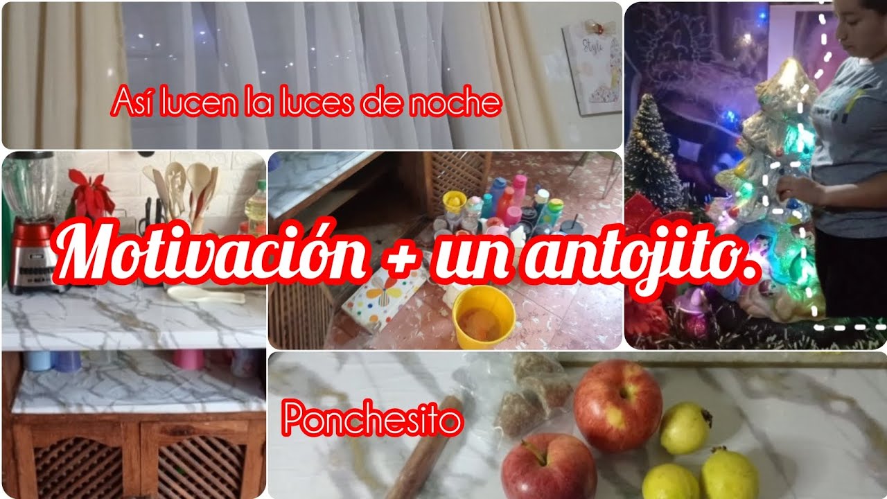 MOTIVACIÓN después de navidad🎄ise PONCHESITO y les mestro mis luces de noche✨. 