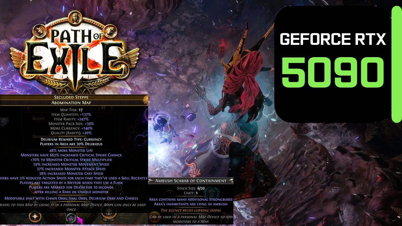 (3.26) Forbidden Rite 17 Ambush Scarab of Containment - RTX 5090 + 9950X3D benchmark (4K)