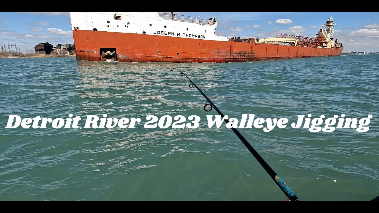 Walleye Jigging The Detroit River April 2023 