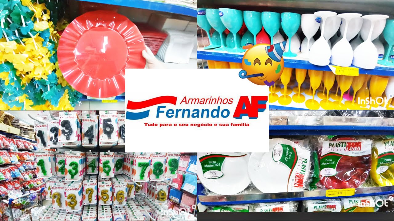 🥳 ARMARINHOS FERNANDO - ITENS PARA FESTAS / DESCARTÁVEIS / DECORAÇÃO / EMBALAGENS E ETC..🎉