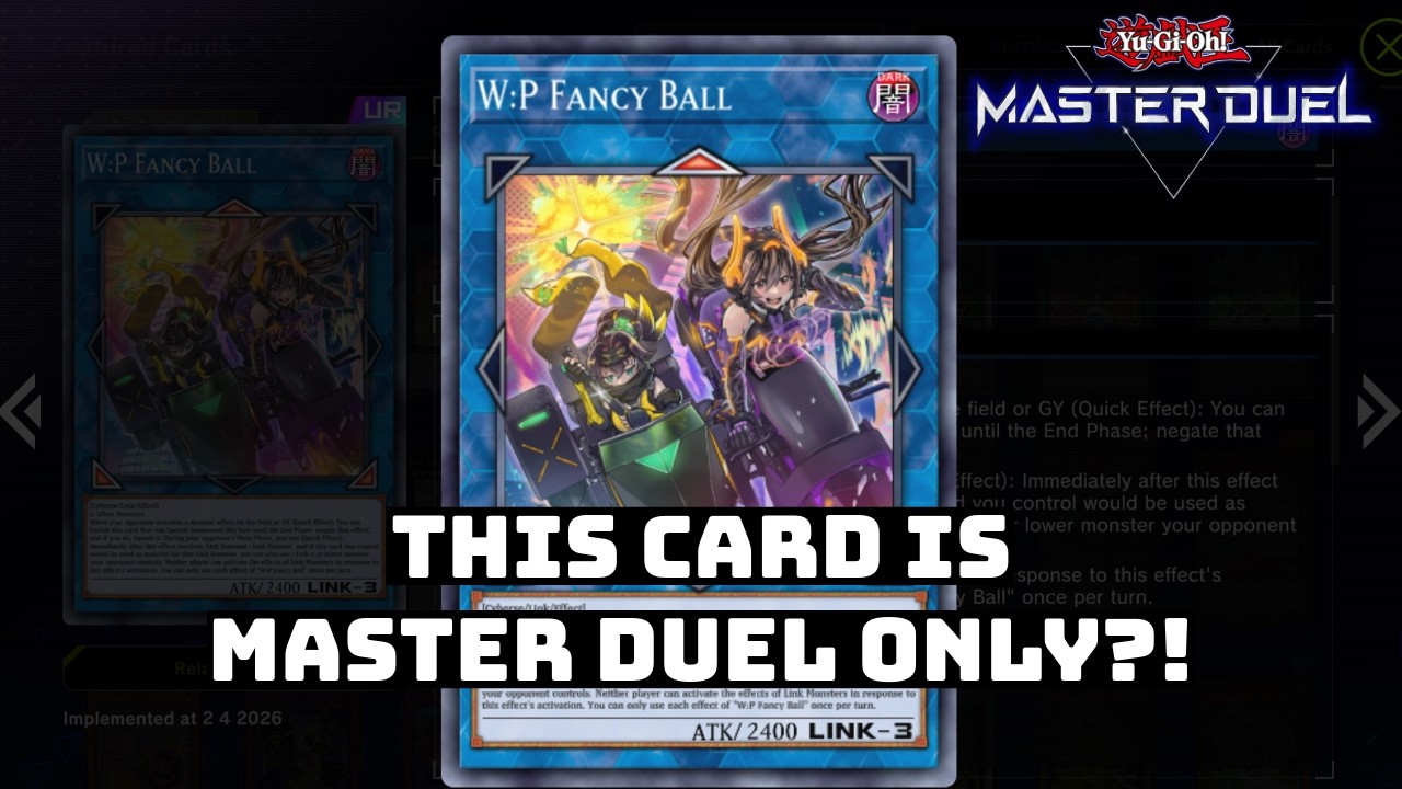 The FIRST MASTER DUEL EXCLUSIVE CARD IS HERE (AND IT'S BROKEN)!